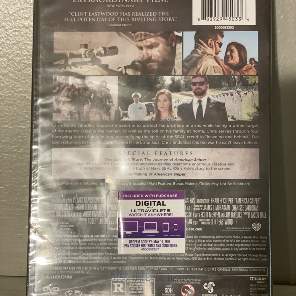 American Sniper DVD